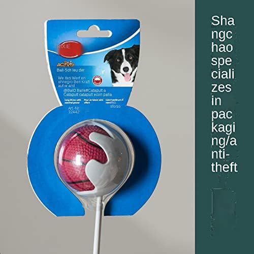 AOOF 25 אינץ 'פשיטת אוויר שקופה זורקת כדור צעצוע של כלב כדור מתנה קל משקל קל, עמיד, אטום למים, מתאים לשני חלקים קטנים/בינוניים/גדולים