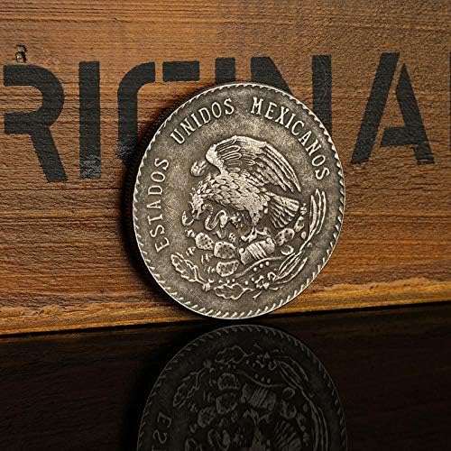 מטבע מעודן נשר מקסיקני דולר כסף דולר 1947 מקסיקו 5 פזו מטבע כסף סילבר עגול מטבע עתיק עתיק אוסף דולרי סילבר זר מושלם להחלפה למטבעות מקוריים