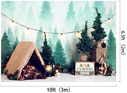 קייט אביב קמפינג אזור צילום תפאורות 7 * 5 רגל תאורת אוהל עץ תפאורה רקע סטודיו תינוק מקלחת ילדי רקע וידאו אבזרי