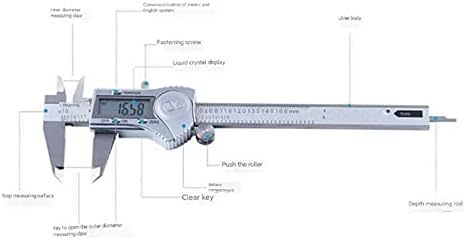 BBBSJ Caliper Poliper IP54 אטום מים עמיד למים דיגיטלי גובה קליפר גובה עומק עומק מדידה כלי מדידה