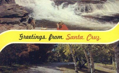 סנטה קרוז, גלויה בקליפורניה