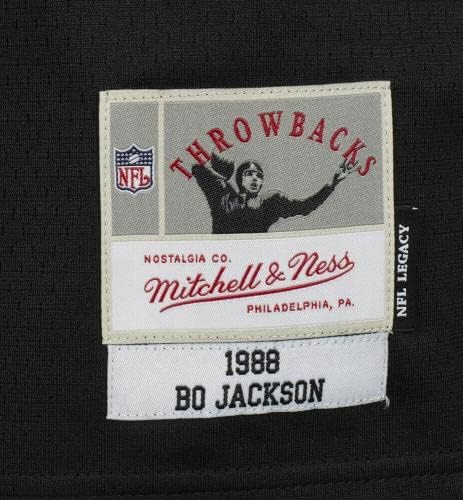 בו ג'קסון החתימה את אוקלנד ריידרס מיטשל ונס פוטבול קנאים קנאים - גופיות NFL עם חתימה