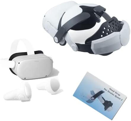 רצועת ראש מתכווננת למסע 2 משקפי VR משקפי משחק קסדת משחק מופחתת לחץ עם רצועות בנק חשמל חיי סוללה לאורך זמן