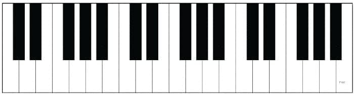 Gear Tatz - מקשי פסנתר - מגנט מכוניות כלי נגינה - 2 x 9 אינץ ' - מיוצר באופן מקצועי בארצות הברית - מדבקות מגנטיות