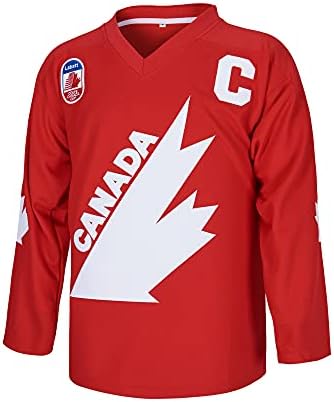 גברים 99 Gretzky Labatt Team Coupe Coupe קנדה גביע קרח הוקי קרח תפור