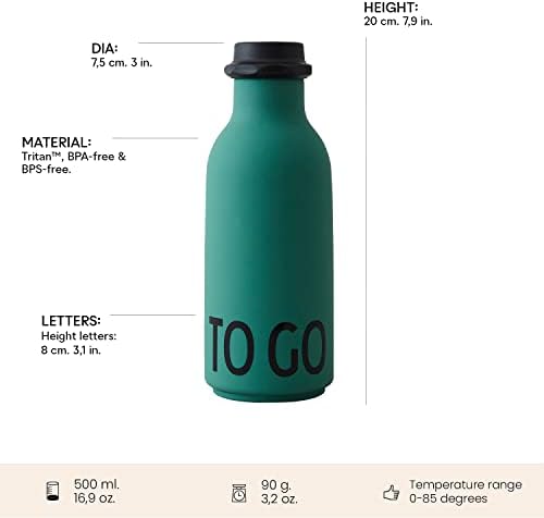 מכתבי עיצוב נושאים בקבוק מים רצועה - מקל על נשיאת בקבוק המים שלך בדרכים, הרכיב אותו לתיק שלך, מתאים ל -500 מל ו -330 מל בקבוקי Watter,