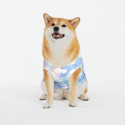 חולצות חיית מחמד כותנה הוואי-חלל-פילסקוס-אלואה תלבושות גור כלב חתול פיג'מה כלב רך.
