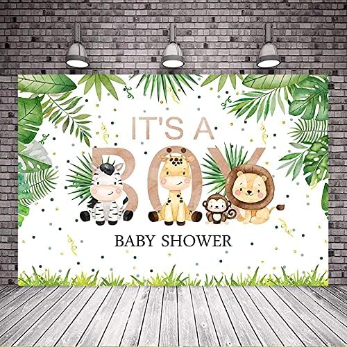 זה ילד תינוק מקלחת רקע ספארי ילד תינוק מקלחת רקע ג ' ונגל חיות תינוק מקלחת תפאורות קישוטי עבור בנים