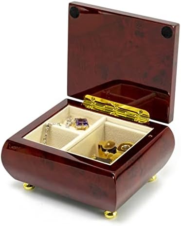 23 מדהים הערה טון עץ קלאסי קלאסי משופע קופסת תכשיטים מוסיקה עליונה - פנטום של האופרה