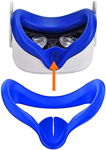 2 עם פנים כיסוי קומבו, מציאות מדומה אוזניות אבזר זיעה אנטי התנגשות