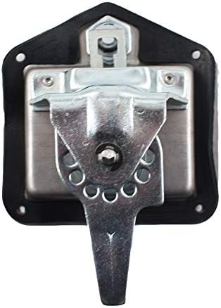 Munirater 2 חלקים RV דלת קרוואנים תיבת כלים תפס ומנעול ואטם T-Handle & Keys 304 מנעול ידית נירוסטה מלוטש מאוד